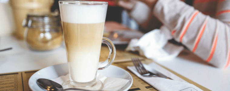 Un latte macchiato parfait